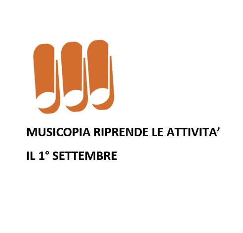 Avvio Lezioni dal 1° Settembre